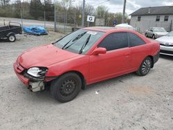 Honda Civic EX salvage cars for sale: 2002 Honda Civic EX