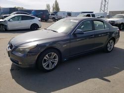 Salvage cars for sale at Vallejo, CA auction: 2010 BMW 528 I