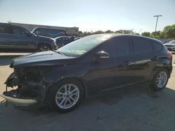Salvage cars for sale from Copart Wilmer, TX: 2018 Ford Focus SE