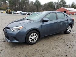Salvage cars for sale at Mendon, MA auction: 2014 Toyota Corolla L