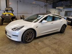 Salvage cars for sale at Wheeling, IL auction: 2020 Tesla Model 3