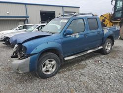 Salvage cars for sale from Copart Earlington, KY: 2001 Nissan Frontier Crew Cab XE