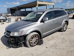 Salvage cars for sale at West Palm Beach, FL auction: 2016 Dodge Journey SXT