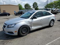 Vehiculos salvage en venta de Copart Moraine, OH: 2012 Chevrolet Cruze LS