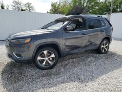 Salvage cars for sale from Copart Baltimore, MD: 2019 Jeep Cherokee Limited
