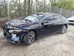 Salvage cars for sale at Cicero, IN auction: 2016 Chevrolet Malibu Premier
