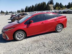 Salvage cars for sale at Graham, WA auction: 2018 Toyota Prius Prime