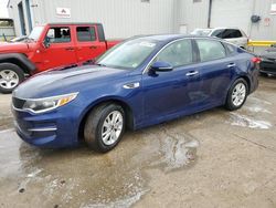 Salvage cars for sale from Copart New Orleans, LA: 2017 KIA Optima LX