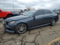 Salvage cars for sale at Woodhaven, MI auction: 2016 Mercedes-Benz E 350