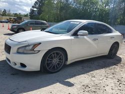 Salvage cars for sale from Copart Knightdale, NC: 2012 Nissan Maxima S