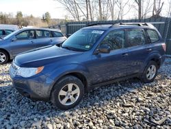 Salvage cars for sale from Copart Candia, NH: 2011 Subaru Forester 2.5X
