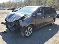 Salvage cars for sale at Marlboro, NY auction: 2011 Toyota Sienna LE
