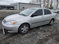 Salvage cars for sale from Copart Arlington, WA: 2004 Toyota Corolla CE