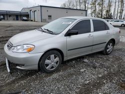 Vehiculos salvage en venta de Copart Arlington, WA: 2004 Toyota Corolla CE