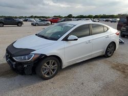 Salvage cars for sale from Copart San Antonio, TX: 2017 Hyundai Elantra SE