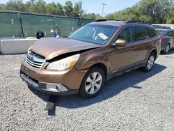 Salvage cars for sale at Riverview, FL auction: 2011 Subaru Outback 3.6R Limited