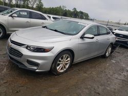 Chevrolet salvage cars for sale: 2018 Chevrolet Malibu LT