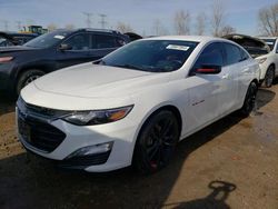 Salvage cars for sale from Copart Elgin, IL: 2022 Chevrolet Malibu LT