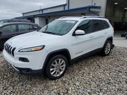 Salvage cars for sale at Wayland, MI auction: 2015 Jeep Cherokee Limited