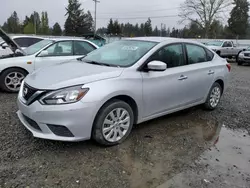 Salvage cars for sale from Copart Graham, WA: 2017 Nissan Sentra S