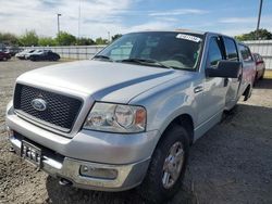 Salvage cars for sale from Copart Sacramento, CA: 2004 Ford F150 Supercrew