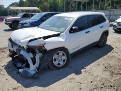Salvage cars for sale at Savannah, GA auction: 2014 Jeep Cherokee Sport