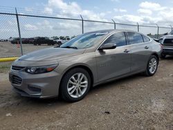 Salvage cars for sale from Copart Houston, TX: 2017 Chevrolet Malibu LT