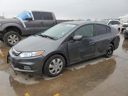 Honda Insight LX salvage cars for sale: 2012 Honda Insight LX