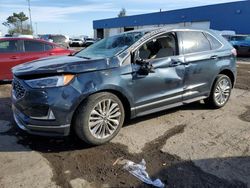 Carros salvage para piezas a la venta en subasta: 2022 Ford Edge Titanium