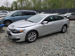 Salvage cars for sale at Waldorf, MD auction: 2021 Chevrolet Malibu LT