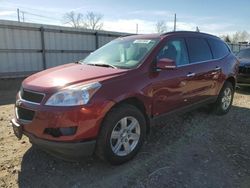 Salvage cars for sale at Lansing, MI auction: 2010 Chevrolet Traverse LT