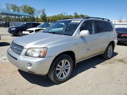 Salvage cars for sale from Copart Spartanburg, SC: 2006 Toyota Highlander Hybrid