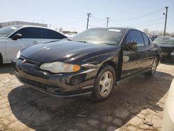 Salvage cars for sale from Copart Chicago Heights, IL: 2003 Chevrolet Monte Carlo LS