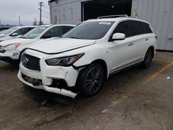 Salvage cars for sale at Chicago Heights, IL auction: 2016 Infiniti QX60