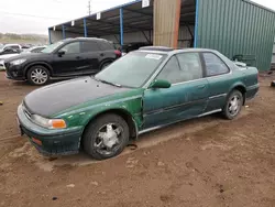 Salvage cars for sale at Colorado Springs, CO auction: 1992 Honda Accord EX