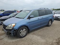 Salvage cars for sale at Indianapolis, IN auction: 2007 Honda Odyssey EX