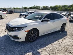 Salvage cars for sale from Copart New Braunfels, TX: 2019 Honda Civic EX