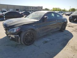 Mercedes-Benz salvage cars for sale: 2019 Mercedes-Benz C 63 AMG-S