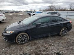 Salvage cars for sale from Copart London, ON: 2015 Honda Civic LX