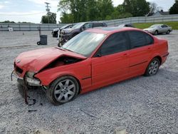 Salvage cars for sale from Copart Gastonia, NC: 2001 BMW 325 I