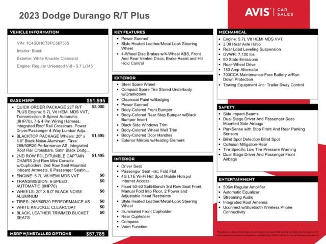 2023 Dodge Durango R/T