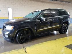 Salvage cars for sale at Indianapolis, IN auction: 2012 Jeep Grand Cherokee Overland