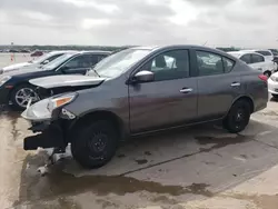 Salvage cars for sale at Grand Prairie, TX auction: 2019 Nissan Versa S