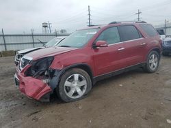 Salvage cars for sale from Copart Chicago Heights, IL: 2010 GMC Acadia SLT-1
