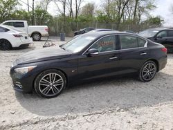 Salvage cars for sale at Cicero, IN auction: 2014 Infiniti Q50 Base