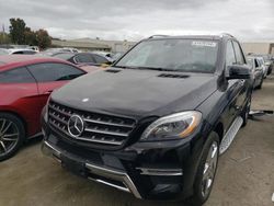 Mercedes-Benz ML 400 4matic salvage cars for sale: 2015 Mercedes-Benz ML 400 4matic
