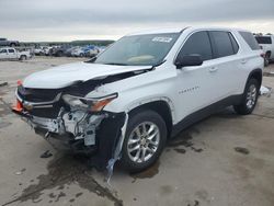 Chevrolet salvage cars for sale: 2021 Chevrolet Traverse LS