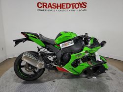 Salvage motorcycles for sale at Dallas, TX auction: 2024 Kawasaki ZX1002 L