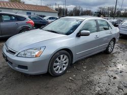 Honda salvage cars for sale: 2007 Honda Accord EX