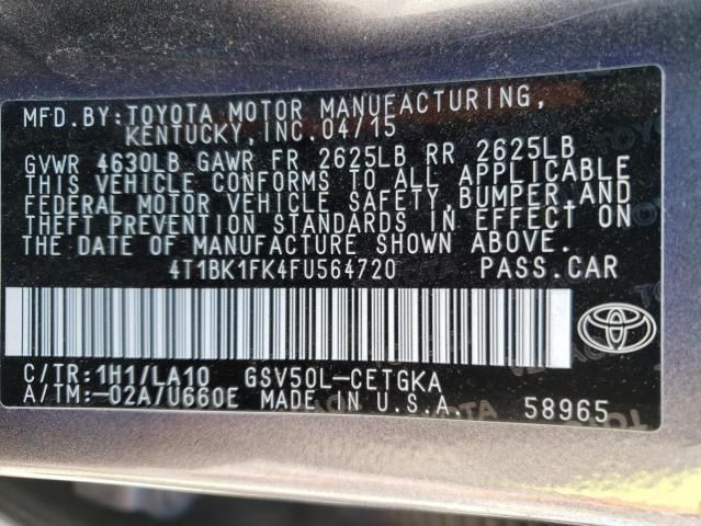 2015 Toyota Camry XSE